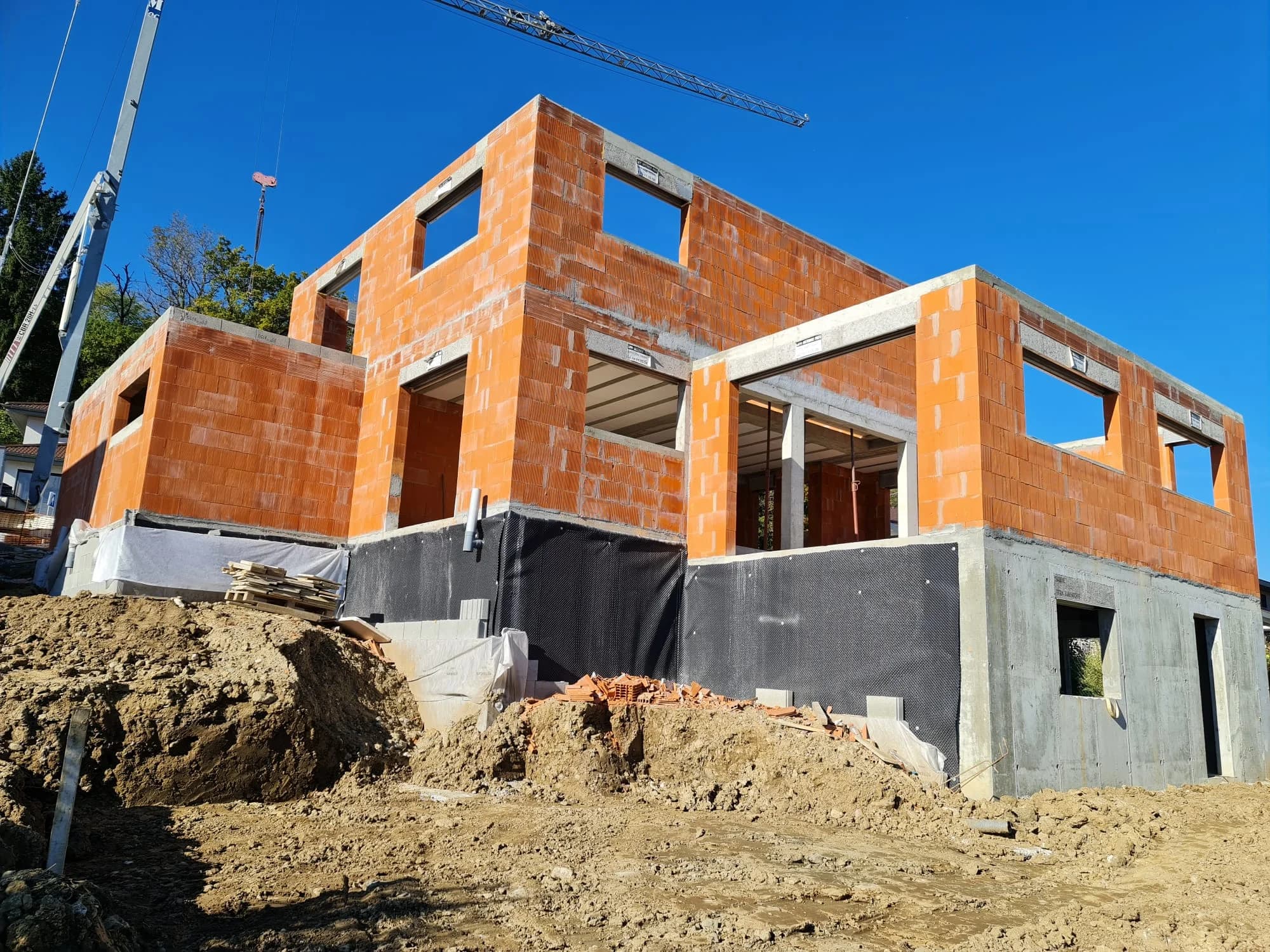 Construction R+1 brique